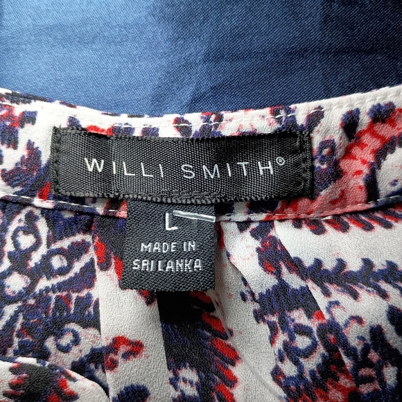 Willi Smith Sleeveless Paisley Blouse | Size L | NWOT - Picture 10 of 11